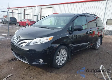 2012 Toyota Sienna Limited 7 Passenger z USA, uszkodzony, nr VIN 5TDDK3DC9CS033193